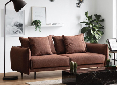 Living room Sofa Couch Furniture Furnishings Couch brown Sofas Couches new